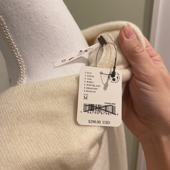 New Free People Swim Too Deep Cashmere Oversized Cardigan Sweater M - Picture 3 of 11